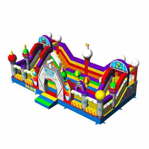 Коммерческий надувной батут «Инопланетяне», 10*5*3,5 м