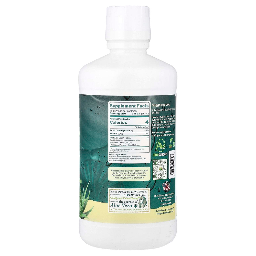 Real Aloe, Гель алоэ вера, 946 мл (32 жидк. унц.)