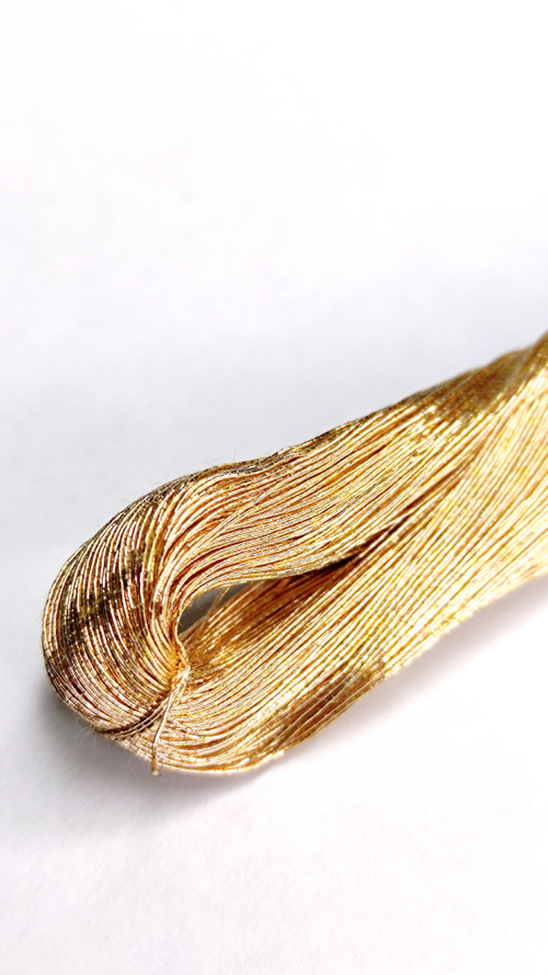 Золотая нить золото тёмное имитация 0,2мм