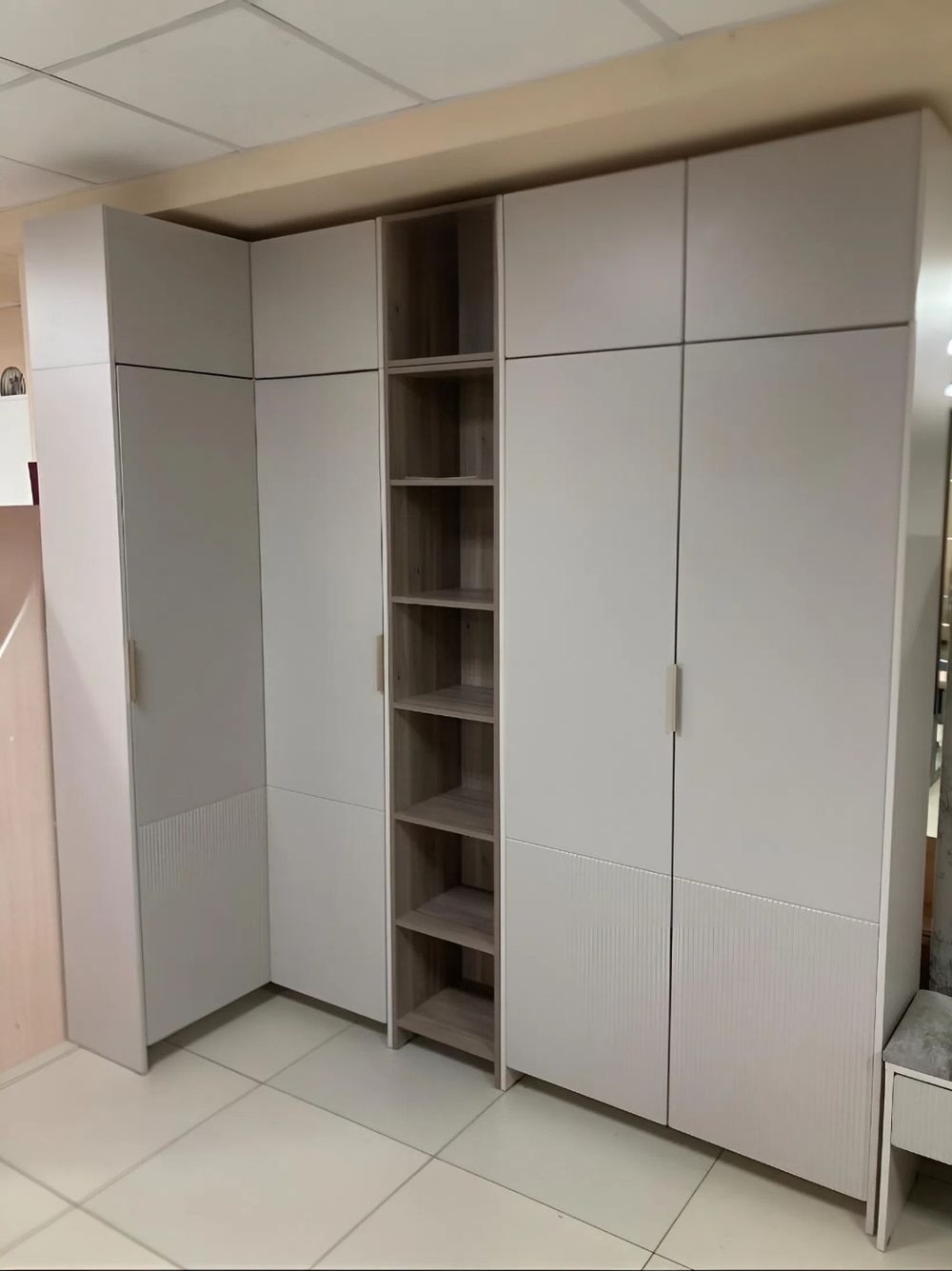 Шкаф навесной антресоль Пандора ШКН-08 Кашемир/Айриш MF-03