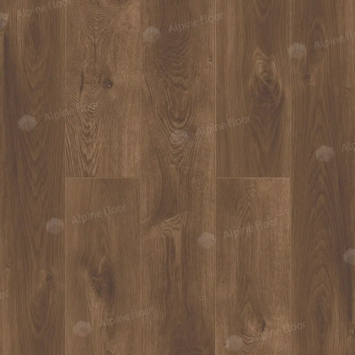 Кварц-виниловая плитка Alpine Floor Premium XL Дуб коричневый ава ECO 7-9