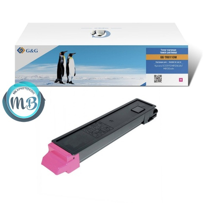 Тонер-картридж G&G, аналог Kyocera TK-8110M Asia для Ecosys M8124cidn/M8130cidn пурпурный (6K)