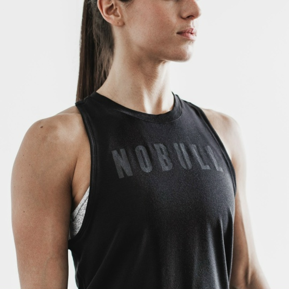 Майка NOBULL черная длинная