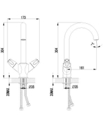 LEMARK Серия LOTUS. Смеситель для кухни – LM2705C