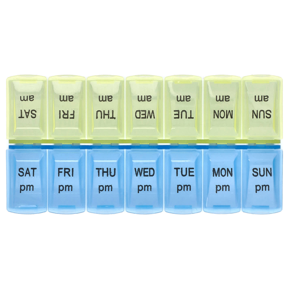 Apex, Органайзер для таблеток на неделю с учетом приема два раза в день, 1 таблетница