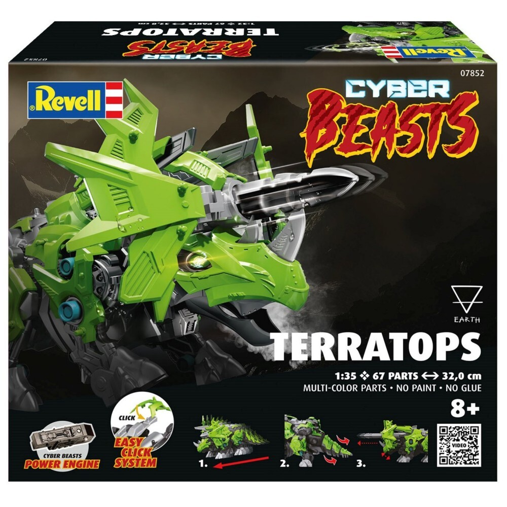 Revell - Киберзвери TerraTops 67 элем. Складная модель 07852 / артикул   07852  / GTIN 4009803078526