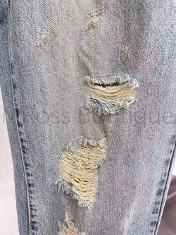 Рваные джинсы Баленсиага Balenciaga унисекс