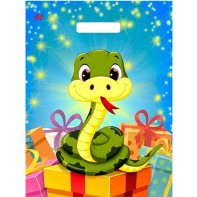 Пакет ПЭ с вырубной ручкой 40*31см «Символ 2025» Тико