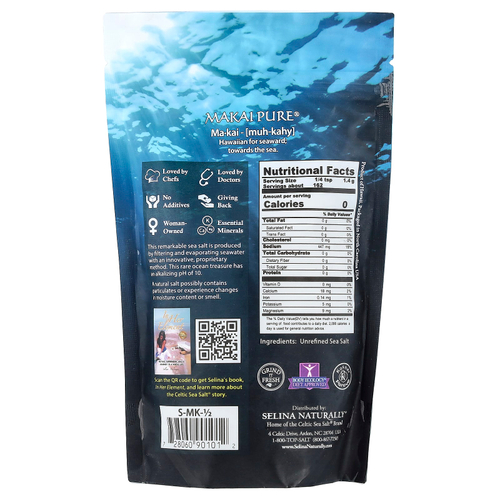 Celtic Sea Salt, Makai Pure®, нерафинированная морская соль, 227 г (1/2 фунта)