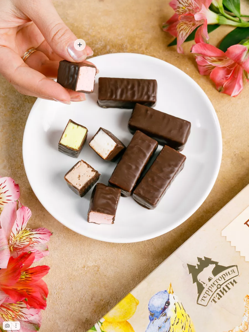 «Птичка Томичка» ассорти (ваниль/шоколад/лимон/земляника) / 300 г / ТМ Территория тайги