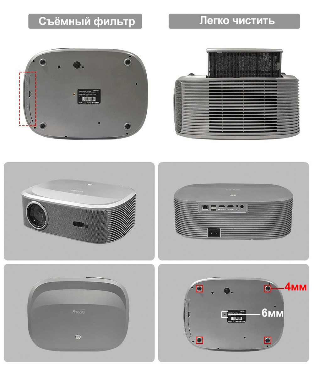 Проектор Everycom HQ11W