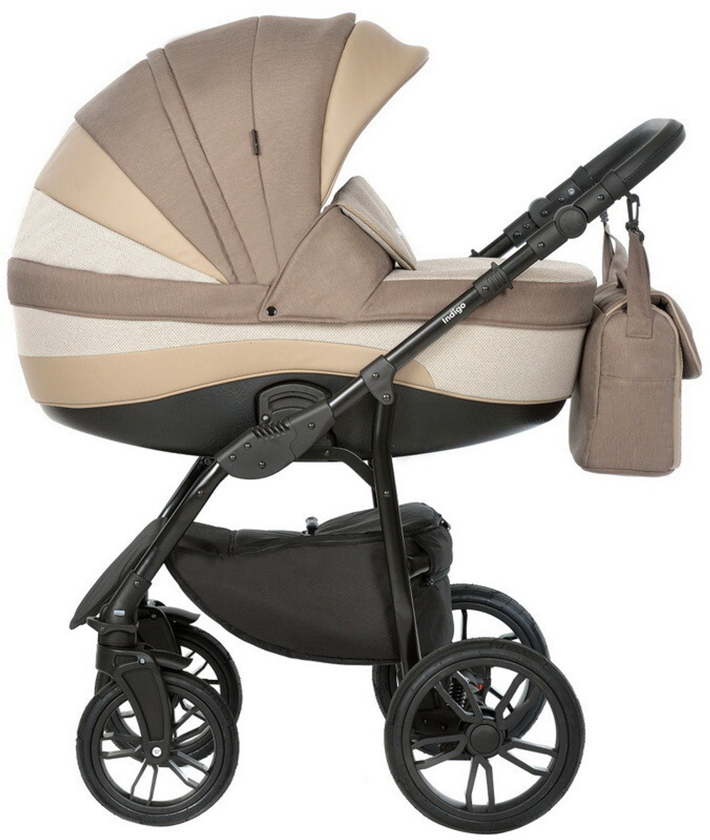 Детская коляска Indigo Indigo New 2 в 1 In05 коричневый