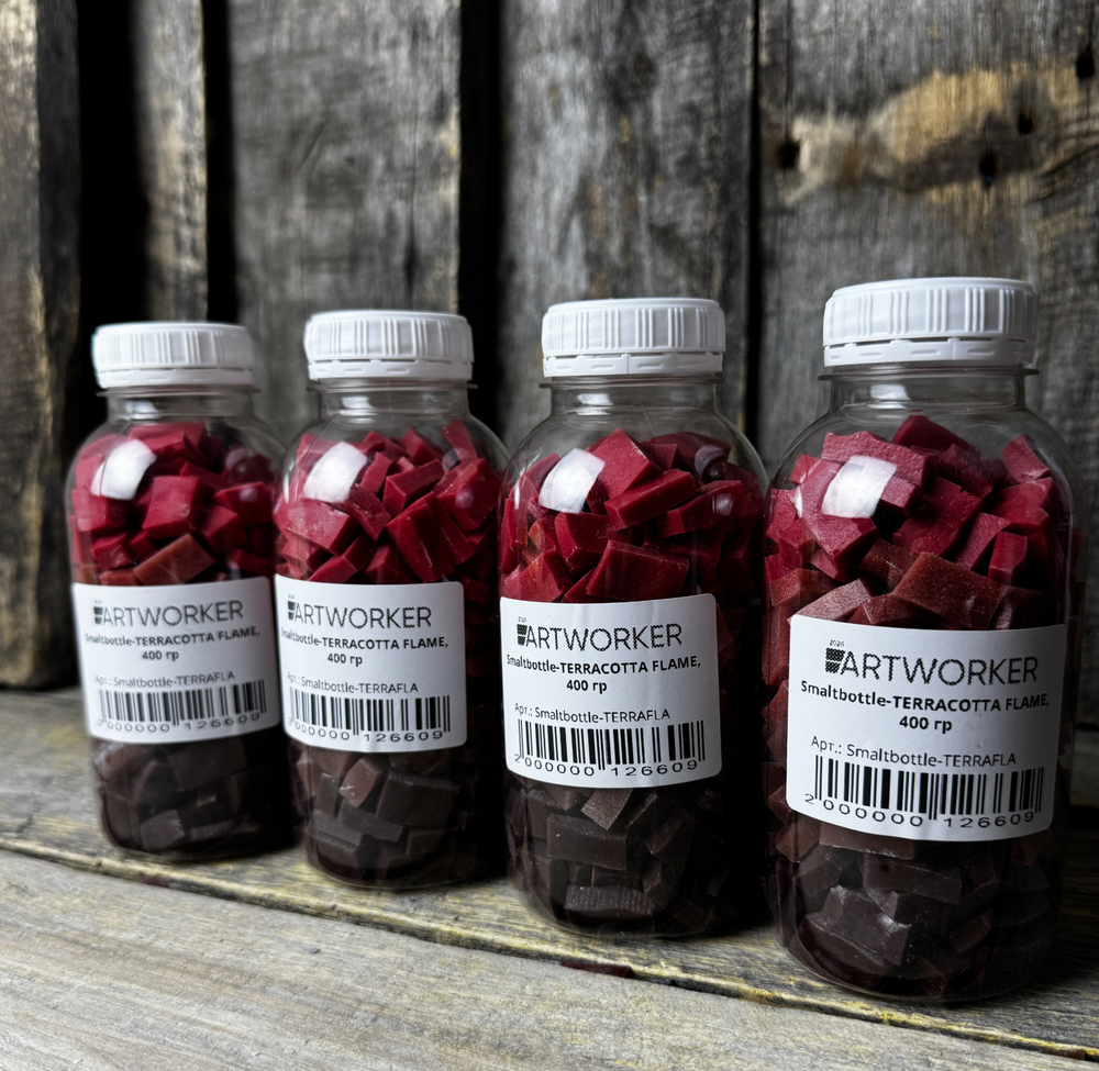 Smaltbottle-TERRACOTTA FLAME, 400 гр