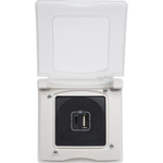 Рамка с защитной крышкой IP44 белый ETIKA Legrand