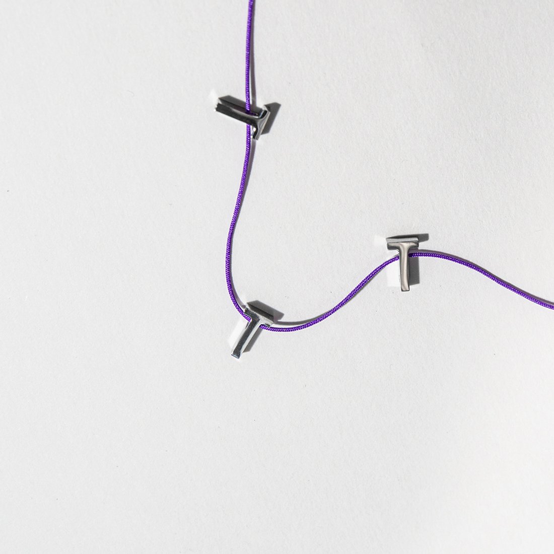 Подвеска в форме буквы "T", 8мм, сталь