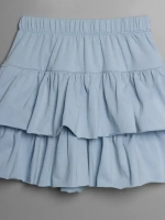 Летний костюм для девочки, лонгслив и юбка