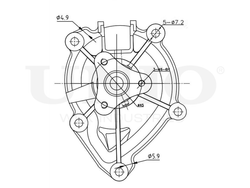Помпа водяная UNIO WAP-10025