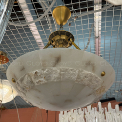 Люстра Cloyd TELEMACH C6 / Ø60 см - алебастр - латунь (арт.12347)