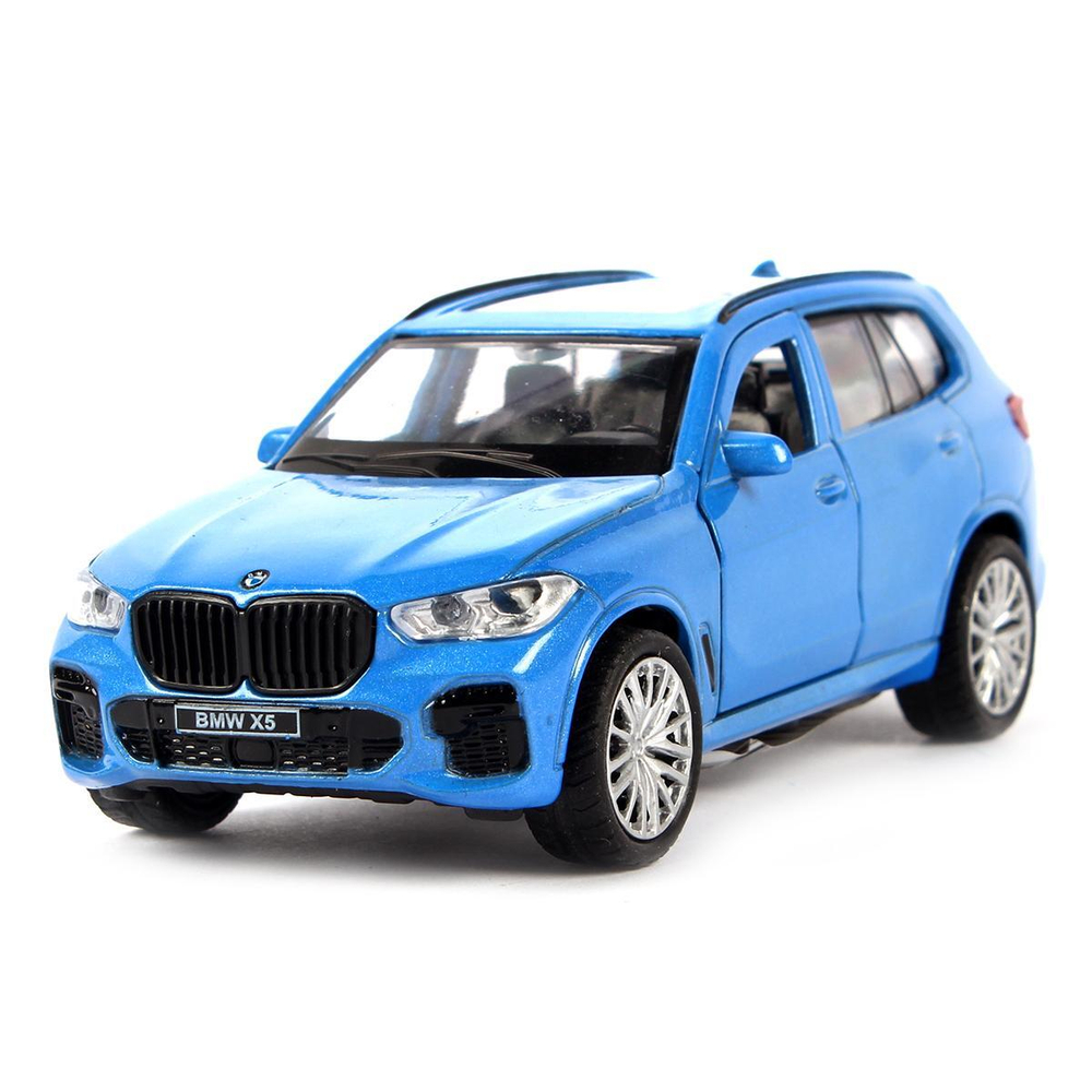 Модель ин. мет. "BMW X5/X6" 12см, двер, баг, коробка в ассорт. X5X6-12DB12-MIX (Технопарк)