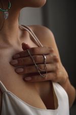 Кольцо двойное Art