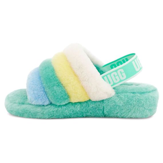 Ugg Fluff Yeah Slide 'Green'