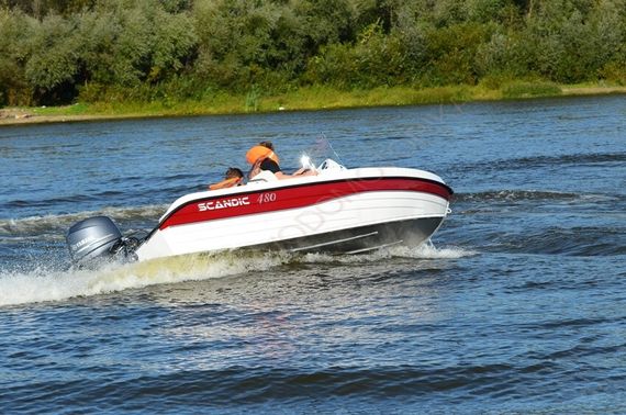 Алюминиевый катер SCANDIC HAVET 480 AL (белый)