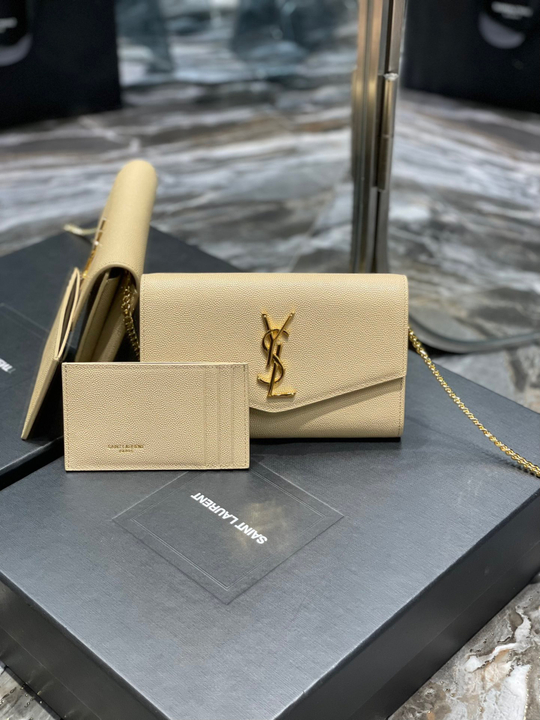 Saint Laurent Uptown Chain Wallet 19 cm