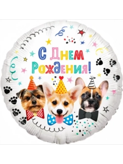 Шар фольгированный С днем рождения