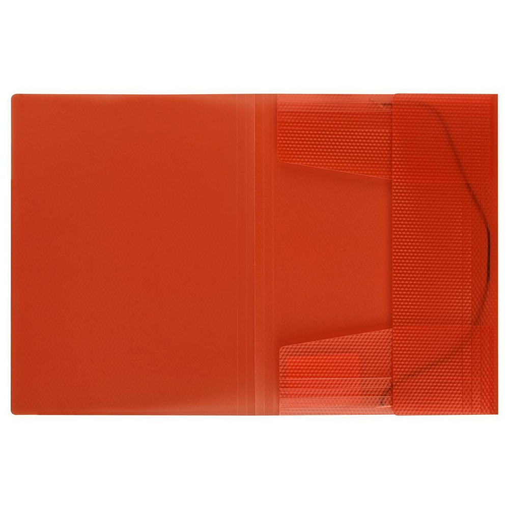 Папка на резинке А4 красная "Кристалл" (Стамм)