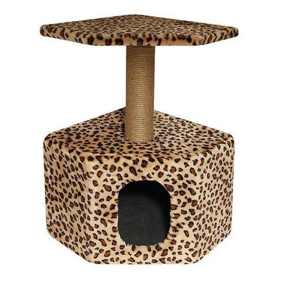 Игровой комплекс для кошек угловой разноцветный, 410*410*720мм, Gamma