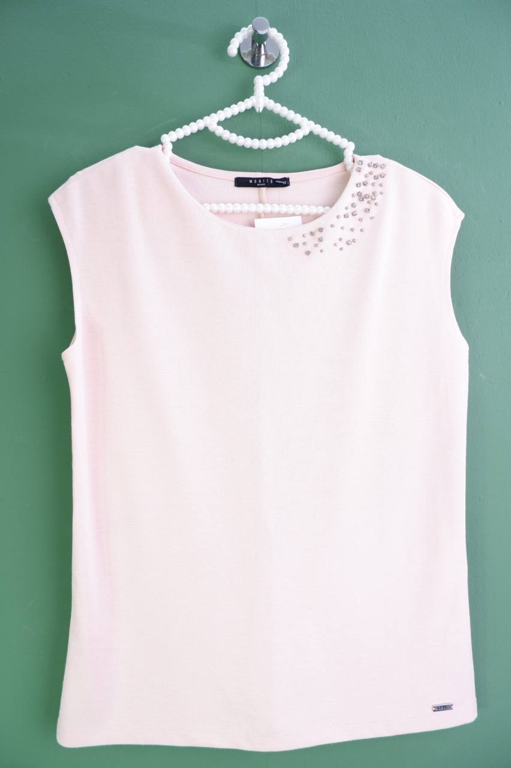 Блузка Mohito трикотажная, маркировка XS, визуально на 42 размер