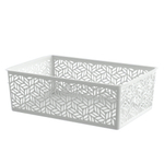 Корзинка универсальная "Linden" 4,3л, 290х190х95мм (светло-серый)