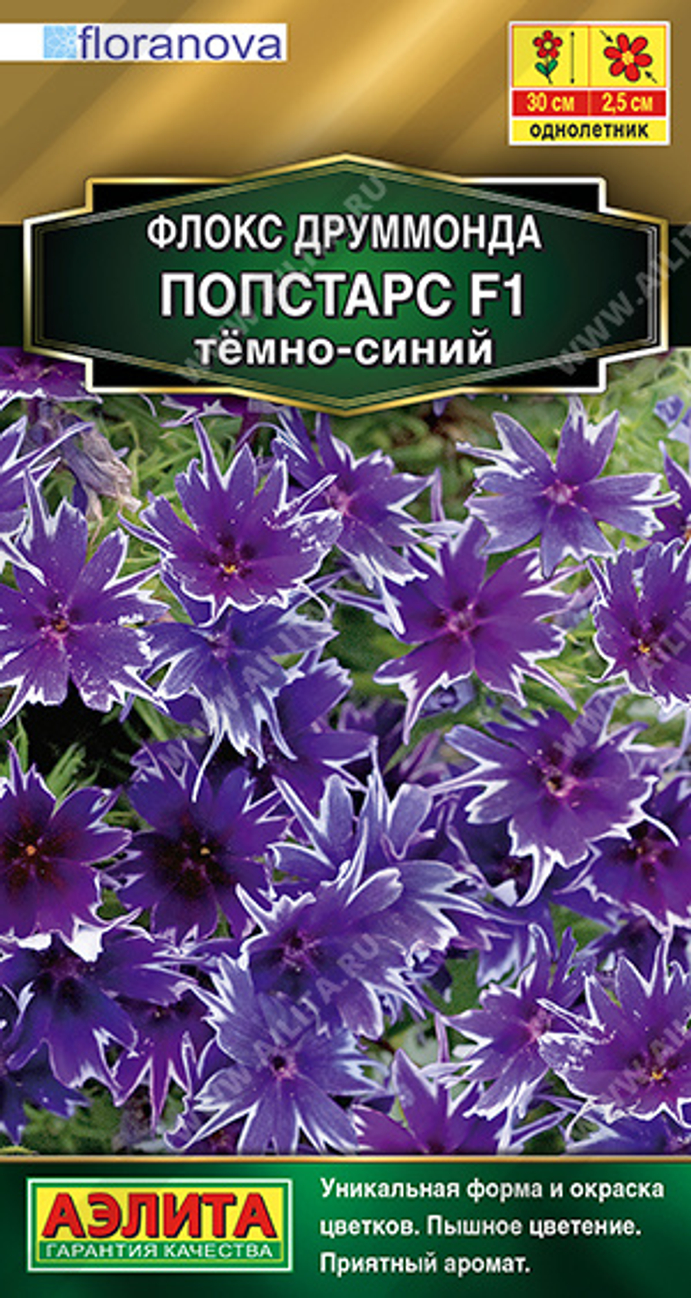 Флокс Попстарс F1 темно-синий  5 шт. (Аэлита)