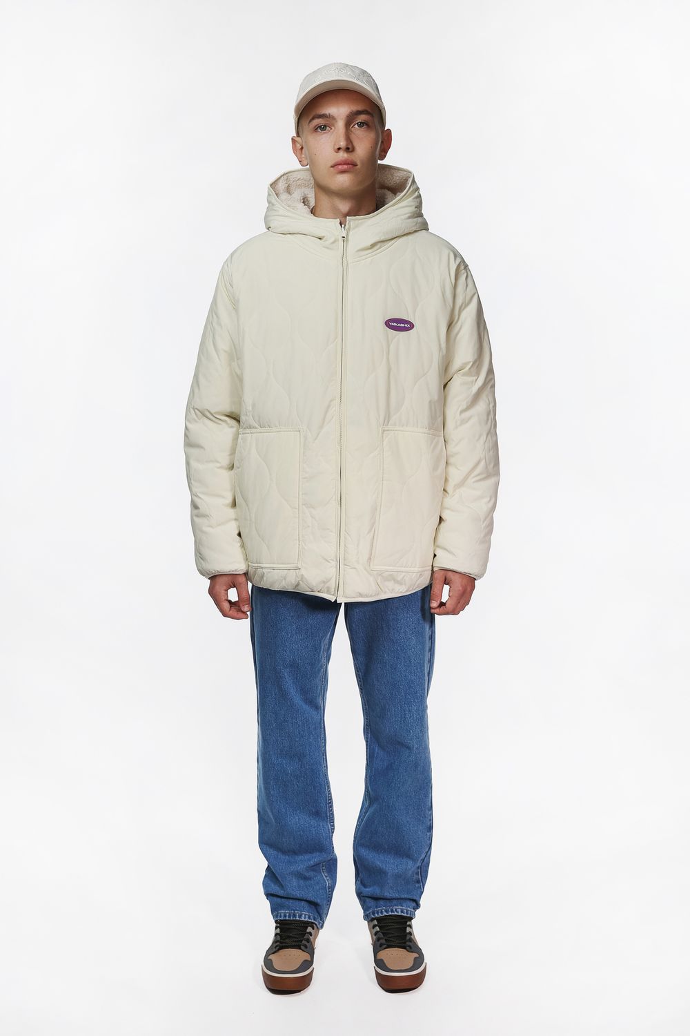 Куртка Ymkashix двухсторонняя Liner белая