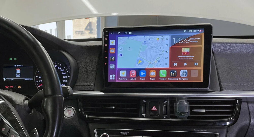 Магнитола для KIA Optima 4 2016-2020 - Teyes CC3 монитор 10" QLED на Android 10, ТОП процессор, 4Гб+32Гб, CarPlay, 4G SIM-слот