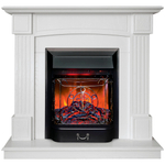 Каминокомплект Real Flame Andrea WT с очагом Majestic Lux Black RC