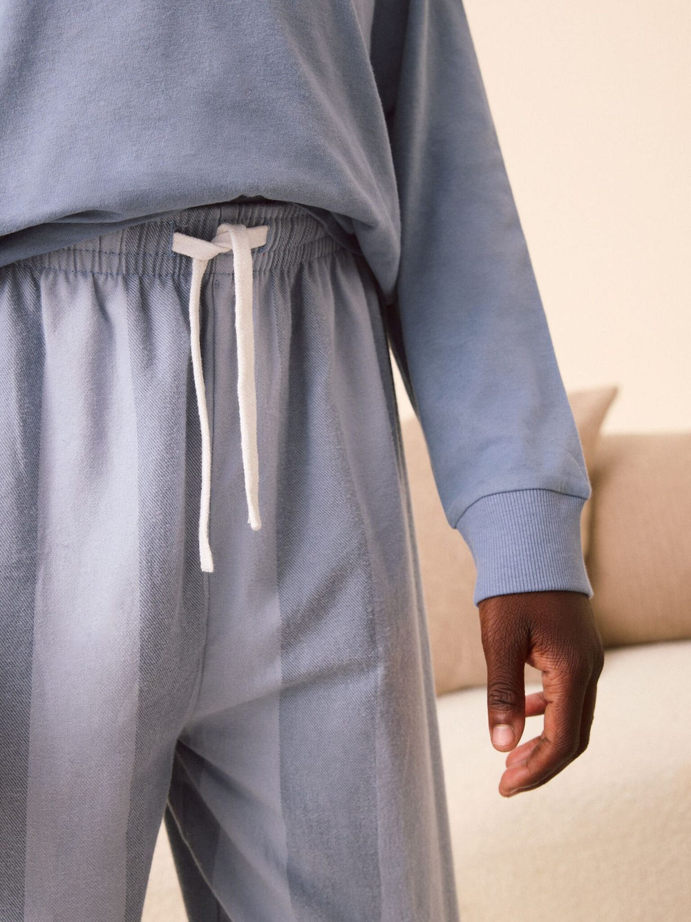 Пижама для мальчика NextE47-921, 2 шт., Хаки, Светло-синий