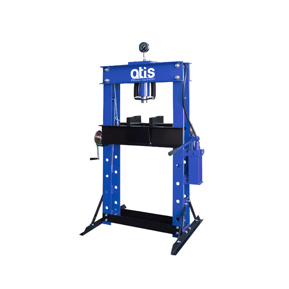 HW 0901G Пресс напольный гидравлический, ручной. 40 т., двухскоростной