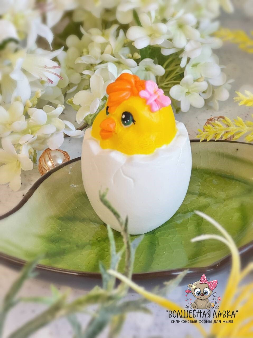 Силиконовая форма Цыпленок в скорлупе