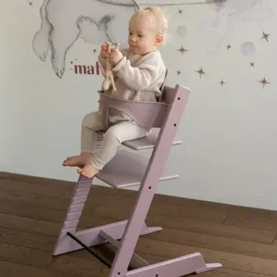 Стульчик для кормления STOKKE Tripp Trapp комплект 4 в 1 (Heather Mauve)