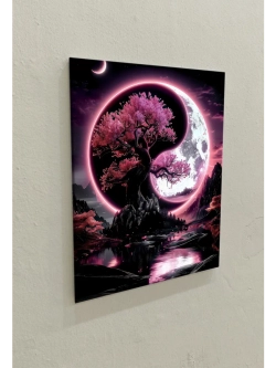 Картина на стену 40 X 50 Инь Янь Фентези