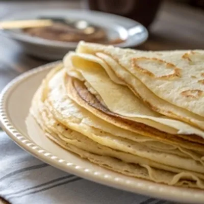 Постные блинчики на минеральной воде (без яиц и молока)