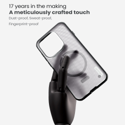 Чехол тонированный c MagSafe для OPPO Find X9, серия Super Frosted Shield Pro Magnetic (Clear version) от Nillkin