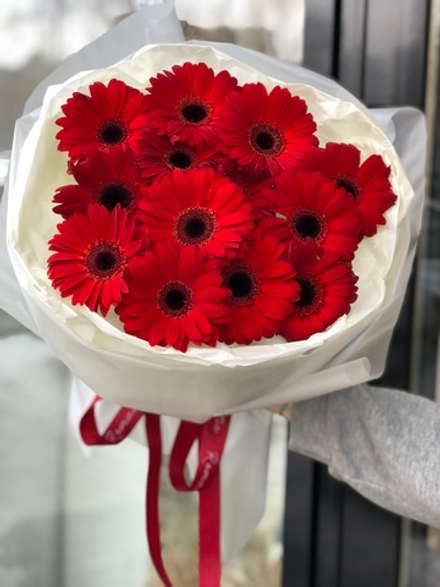 Красные герберы