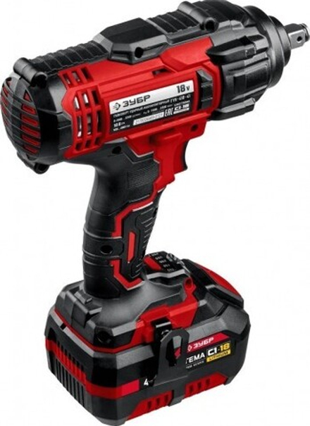 Гайковерт аккумуляторный ЗУБР ГУЛ-410-41 ударный