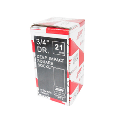 Головка торцевая 3/4" 21мм 4-х гранная (квадрат) ударная глубокая L=90мм JTC