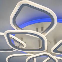 Citilux Ромби Смарт CL236A190E RGB Умная люстра Белая