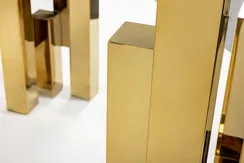 Консоль Round Gold, 150х79 см