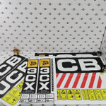 Комплект наклеек "JCB 3CX Super" | Аналог