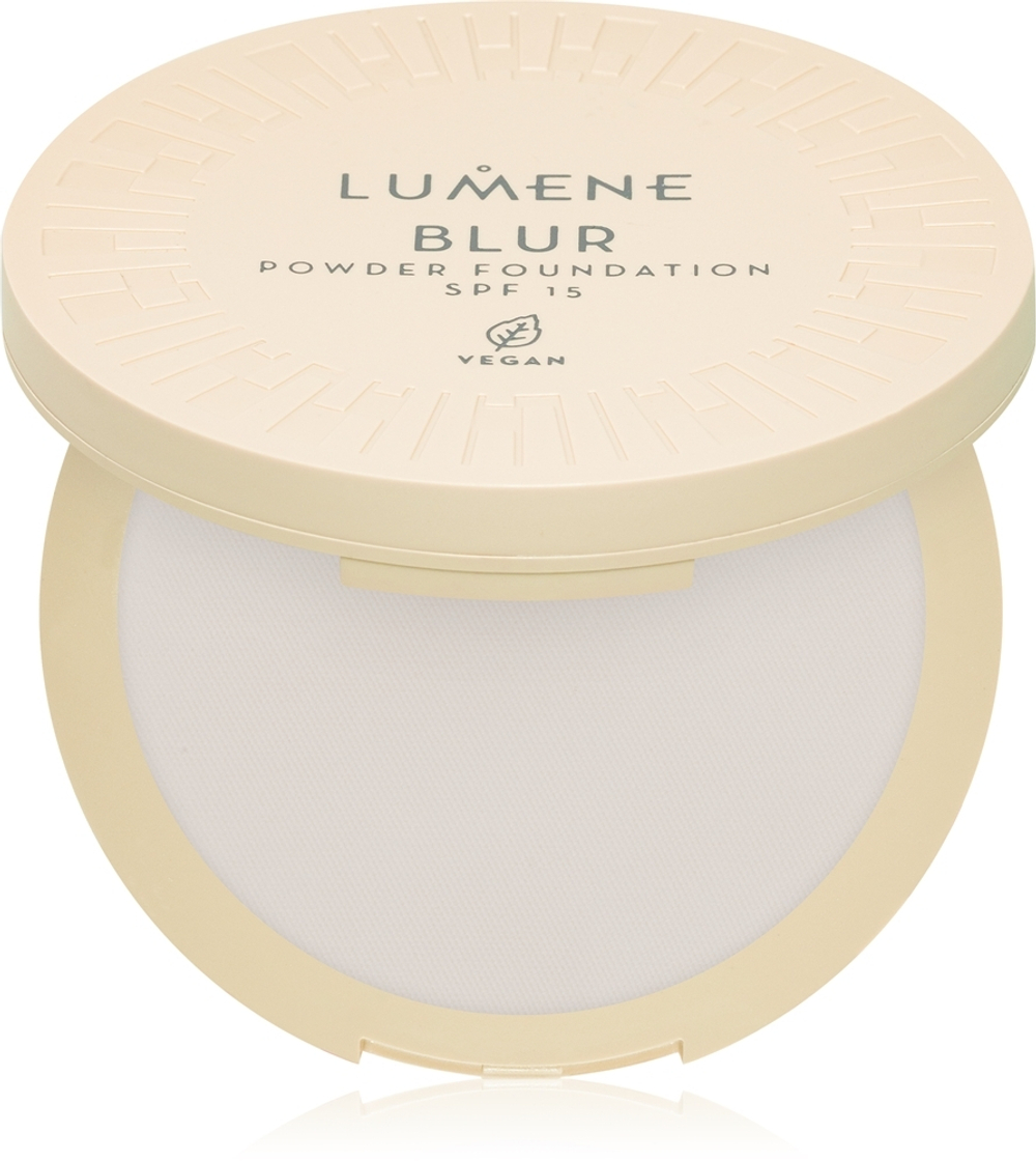 Lumene Blur - Компактная пудра и тональный крем в одном лице SPF 15, 10 g